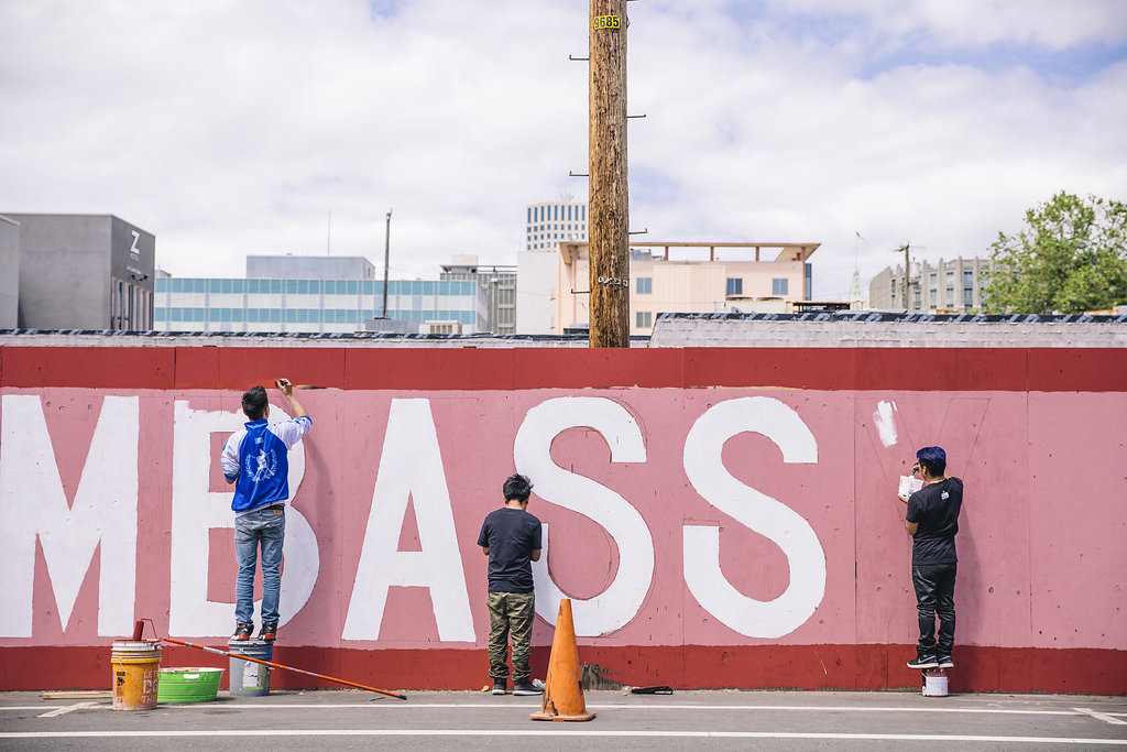 Oakland street art painting